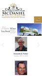 Mobile Screenshot of mcdanielfh.com